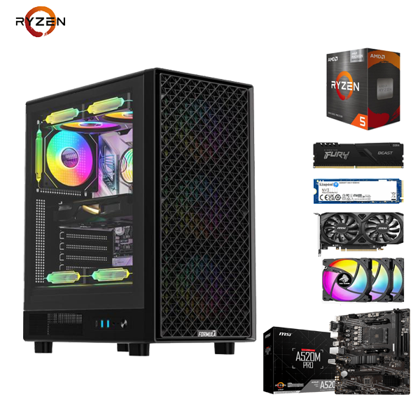 PC GAMER AMD RYZEN 5 4500 - RTX 3050 6GB