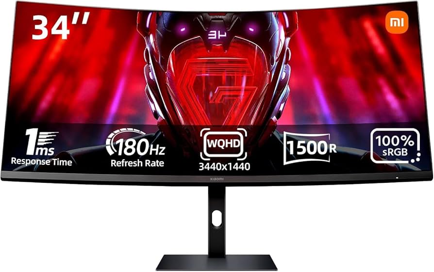 MONITOR XIAOMI G34WQI 34″ CURVO 180HZ 2K UWQHD