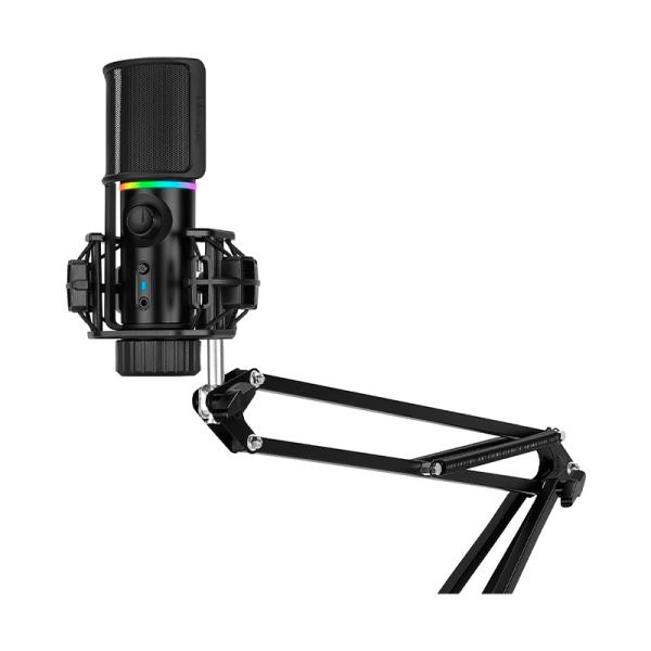 micrófono GAMING RGB STREAMPLIFY MIC-48-RGB-MA-BK USB CARDIOIDE CON BRAZO SPMC-MZ1C227.11
