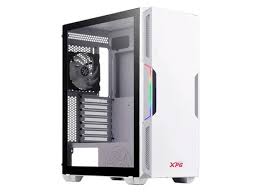 CASE GAMING XPG ADATA STARKER MID TOWER VENTILADORES 2 DE 120MM CON VIDRIO LATERAL STARKER-WHCWW