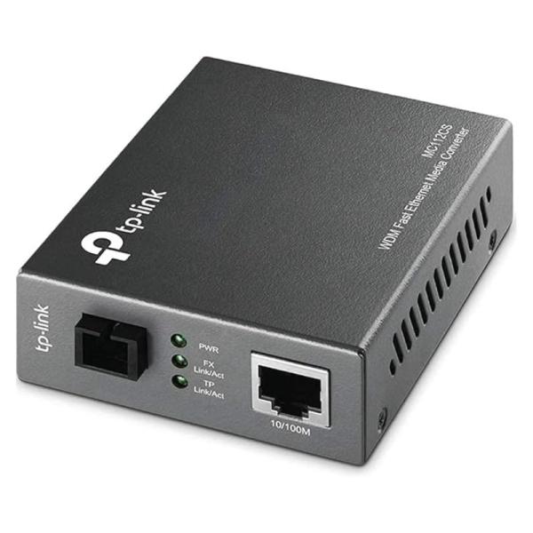 ADAPTADOR CONVERTIDOR TP LINK OMADA MC112CS(UN) SC/UPC RJ45 10/100MBPS