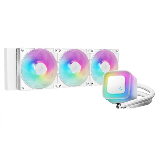 ENFRIAMIENTO LÍQUIDO RGB DEEPCOOL LE360 WH V2 AIO 360MM R-LE360-WHAMMN-G-2
