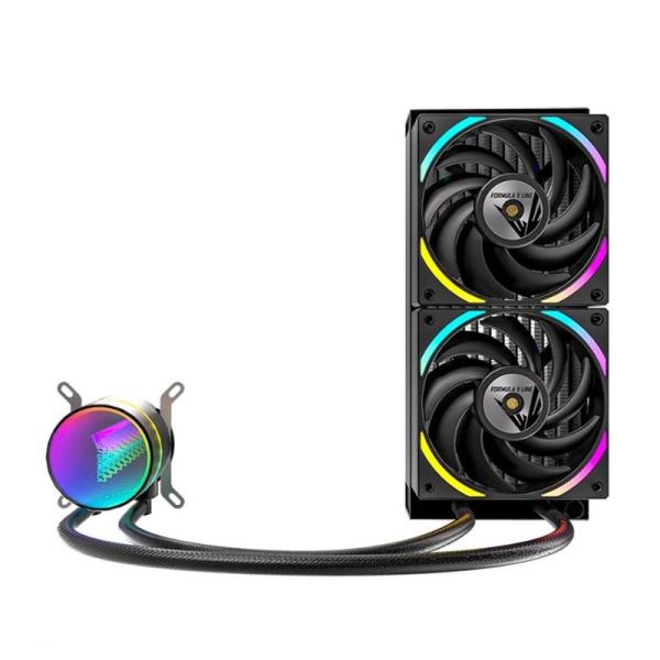 ENFRIAMIENTO LÍQUIDO ARGB FORMULA V LINE OASIS L240 ARGB BK 240MM LGA1700/AM5 4 PIN PWM + 3 PIN ARGB  4711401661351