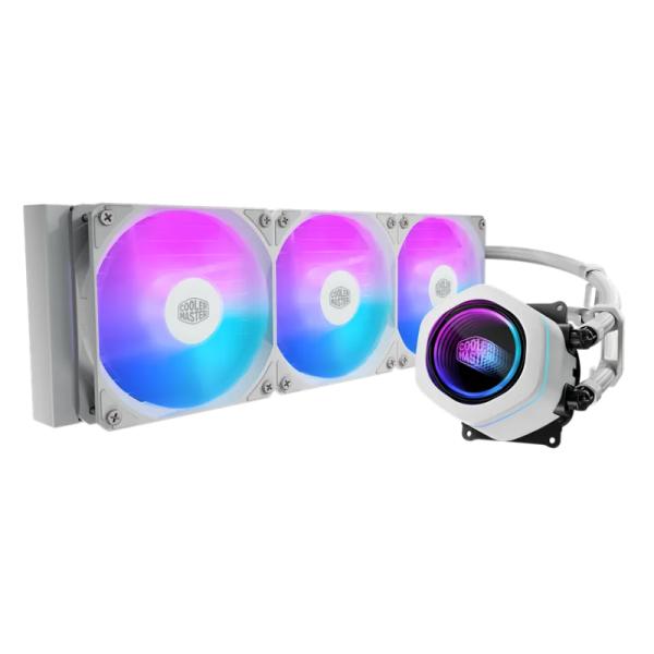 ENFRIAMIENTO LÍQUIDO COOLER MASTER MASTERLIQUID CORE NEX 360 WHITE 360MM LGA1851/AM5 MLX-D36M-A18PA-RW