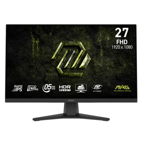 MONITOR GAMING MSI MAG 272F X24 27 PULG PLANA 1920X1080 FREESYNC PREMIUM 9S6-3CE11M-026