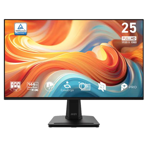 MONITOR MSI PRO MP251 E14L 25 PULG 1920X1080 144HZ IPS ADAPTIVE-SYNC HDMI 1.4 / VGA 9S6-3PD2CM-048
